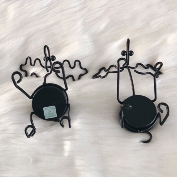 PartyLite Woodland Critters Tealight Pair Set Candle Holder Decor - Picture 5 of 12